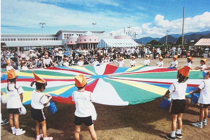 新園舎にて運動会